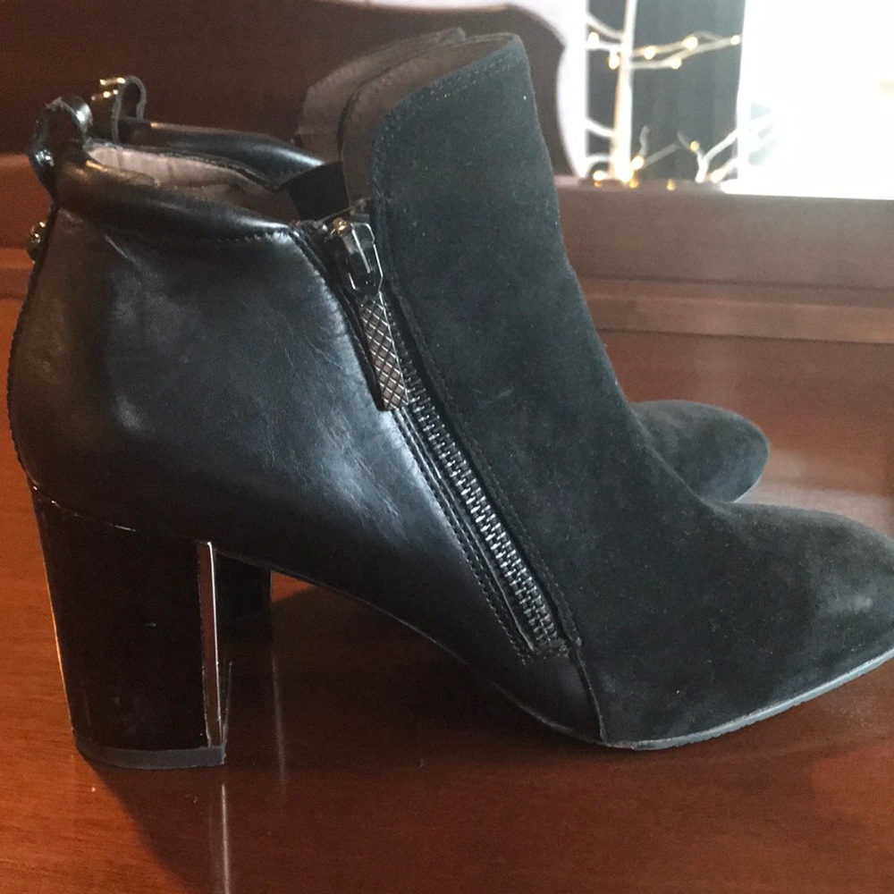 Donald J Pliner leather suede booties size 7.5 - Picture 3 of 8